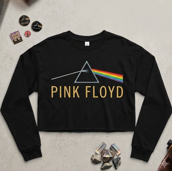 Pink Floyd Tops - Pink Floyd Thermal Crop Top